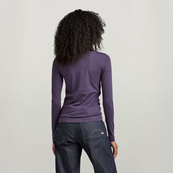 G.Star Essential Henley Slim Top NWT Size XS - Picture 3 of 9